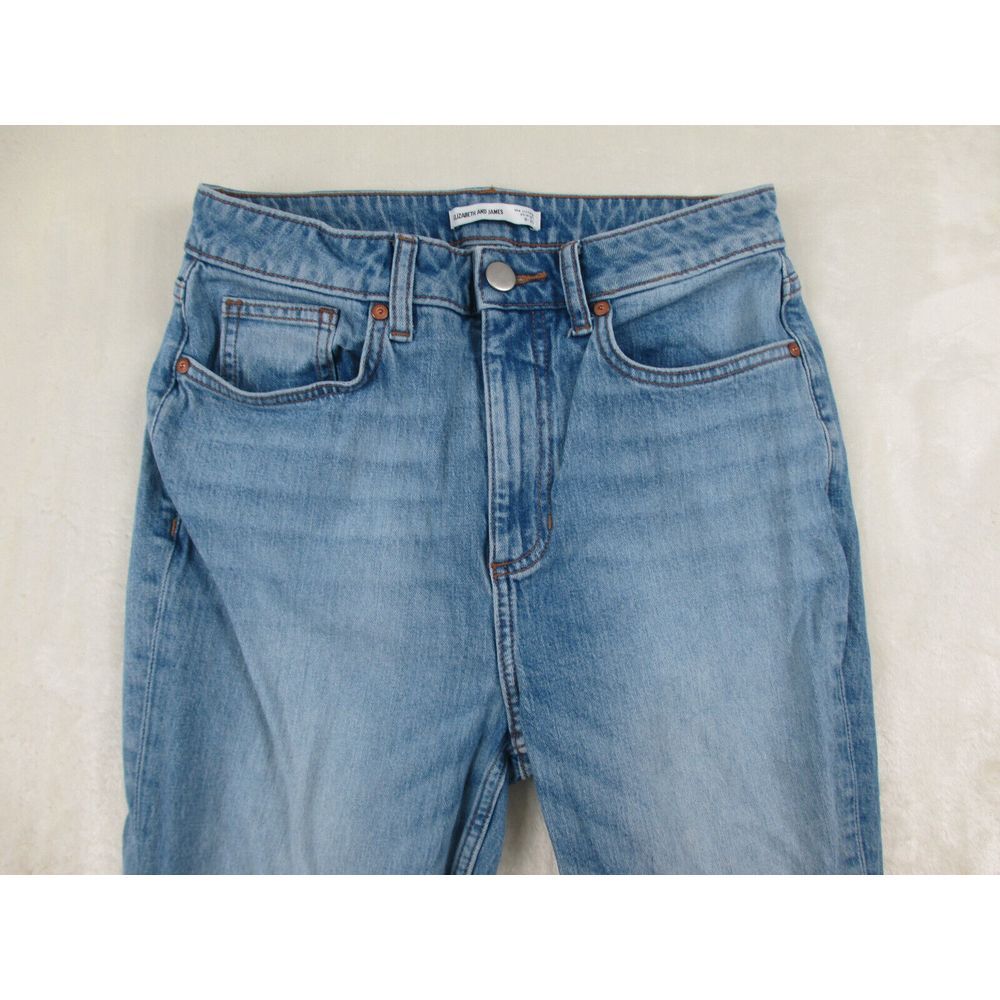 Elizabeth & James Pants Womens 8 Blue Jeans Denim‎ Vintage Straight Y2K 29x27* - Picture 3 of 11